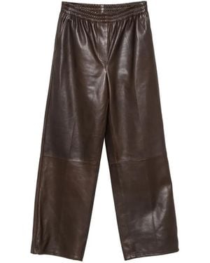 Jonathan Simkhai Pantalones Con Cinturilla Elástica - Marrón