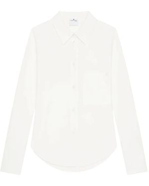 Courreges ボタン シャツ - ホワイト