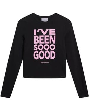 Juicy Couture Pijama Con Eslogan Estampado - Negro
