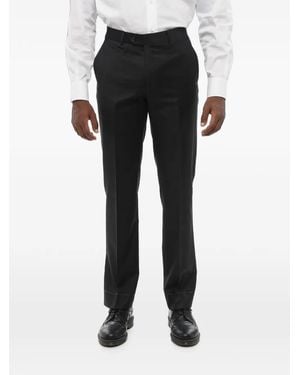Corneliani Mantua Broek Met Scheerwol - Zwart