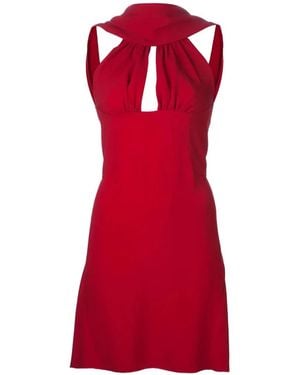 DSquared² Cut-Out Mini Dress - Red