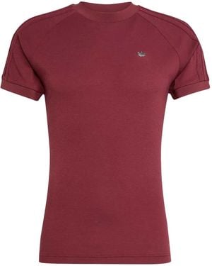 adidas Raglan-Sleeves T-Shirt - Red