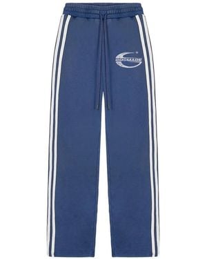 GODMADE Imperial Side-Stripe Track Trousers - Blue