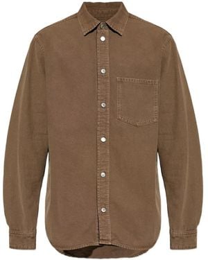 Samsøe & Samsøe Patch-Pocket Shirt - Brown