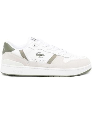 Lacoste T-Clip Set Leather Trainers - White