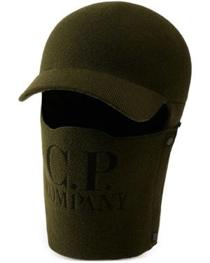 C.P. Company Extrafine Merino Wool Hat - Green