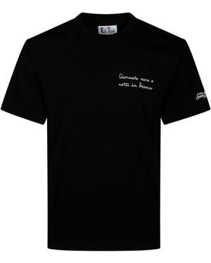 Mc2 Saint Barth Embroidered T-shirt - ブラック