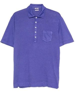 Massimo Alba Wembley Chest-Pocket Polo Shirt - Purple