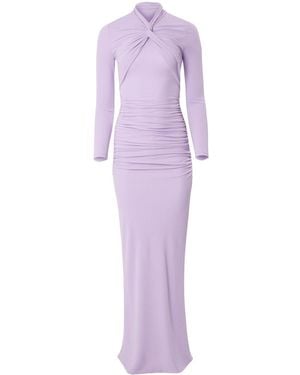 Carolina Herrera ツイスト ドレス - パープル