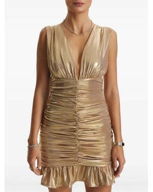 CuAnna Ruffled Gathered Dress - Natural