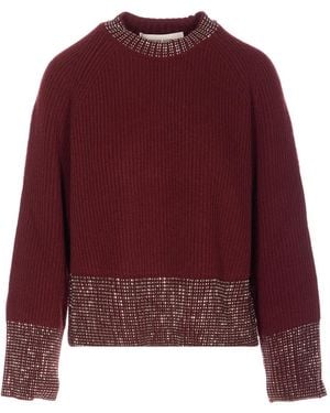 Golden Goose Crew-Neck Jumper - Red