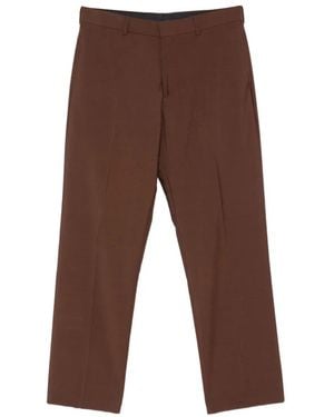 Paul Smith Pressed-Crease Tailored Pants - Brown