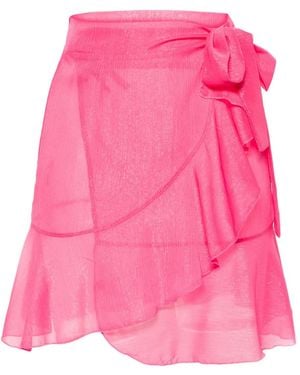 Paramidonna Zoe Wrap Beach Skirt - Pink