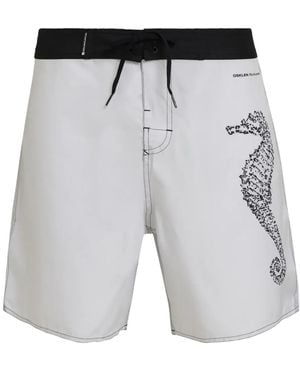 Osklen Seahorse Pixel Shorts - Gray