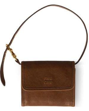 Miu Miu Portafoglio - Marrone