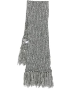 Ermanno Scervino Fringed Scarf - Grey