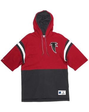 Mitchell & Ness Short -Leeve Hoodie - Red