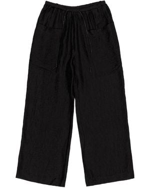 Bimba Y Lola ドローストリング パンツ - ブラック