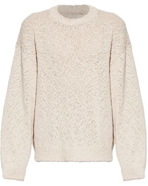 Homme Plissé Issey Miyake Risotto Chunky-Knit Jumper - White