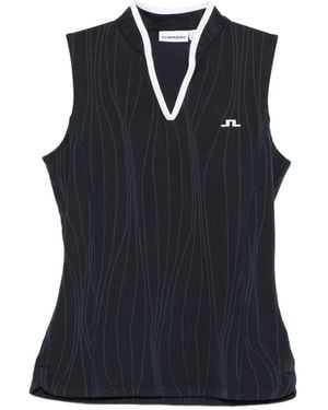 J.Lindeberg V-Neck Sleeveless Top - Blue
