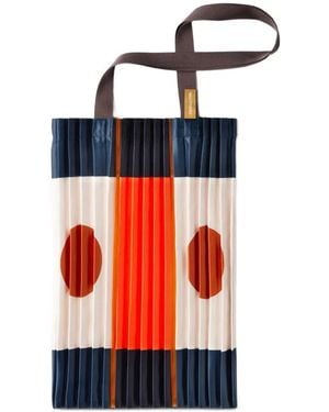 MULTITUDES BAGS Pozzallo Pleated Tote Bag - White