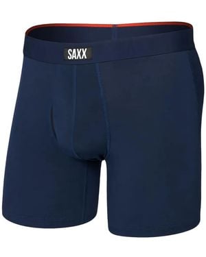 Saxx Underwear Co. Logo-Detail Briefs - Blue