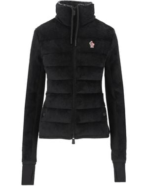 Moncler Polartec Zip-Up Jacket - Black