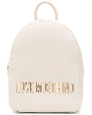 Love Moschino Rugzak Met Logo - Wit