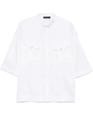 Barbara Bui Band-Collar Shirt - White