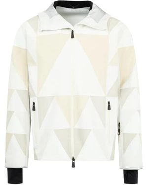 Moncler Valserine geometric valsérine jacket - Blanco