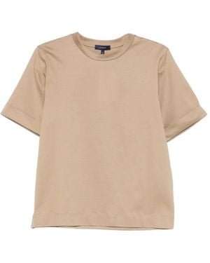Soeur Ama Cuffed T-Shirt - Natural