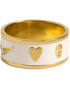 Zadig & Voltaire Ring Mit Flügelmotiv - Mettallic