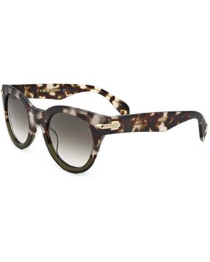 Rag & Bone Tortoiseshell-Effect Sunglasses - Metallic