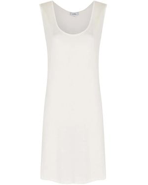Amir Slama Sleeveless T-Shirt Dress - White