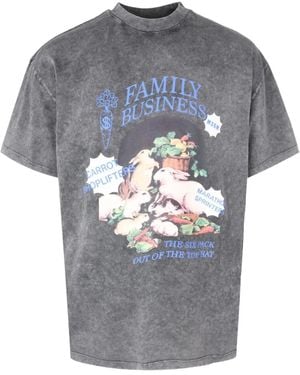 MSGM Graphic T-Shirt - Grey