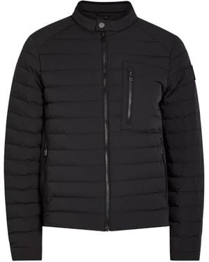 Belstaff Chassis Zip-Up Quilted Jacket - Black