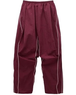 Pushbutton パイピングトラックパンツ - レッド