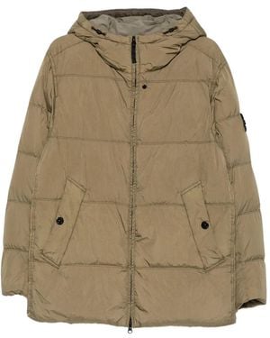 Stone Island 4100037 Crinkle Reps Ny Jacket - Natural