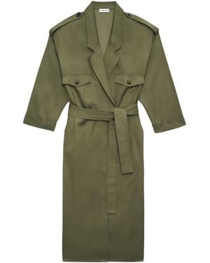 Anine Bing Zelda Belted Dress - Green