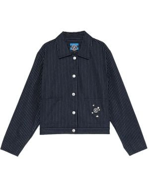SPORT b. by agnès b. Veste À Patch Logo - Blue
