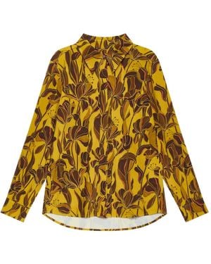 Maliparmi Balé Da Lily Floral Print Shirt - Yellow
