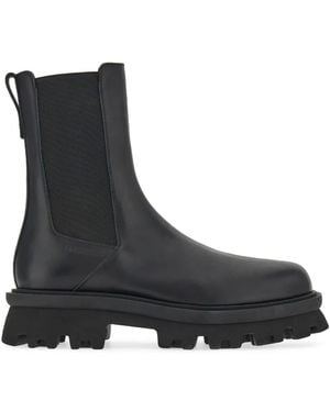 Ferragamo チャンキー チェルシーブーツ - ブラック