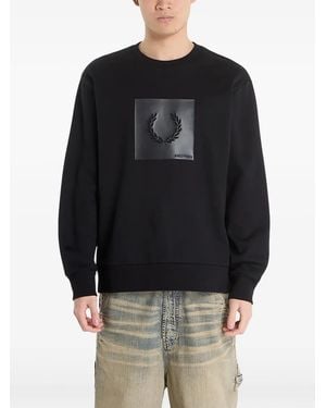 Fred Perry Box-Graphic Sweatshirt - Black