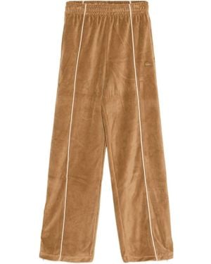 Lacoste Logo-Embroidered Pants - Brown