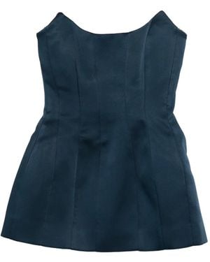 Rebecca Vallance Panelled Top - Blue