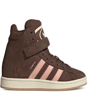 adidas Campus Bold Wedge High-Top Trainers - Brown