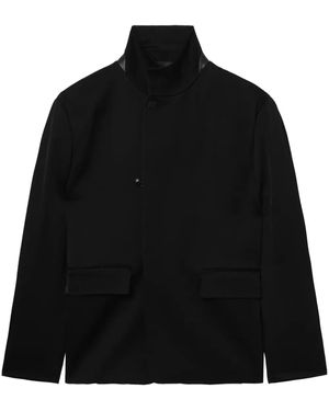Amiri Stand-Up Collar Blazer - Black