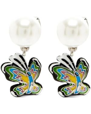 Marc Jacobs X Hattie Stewart Ohrringe - Weiß