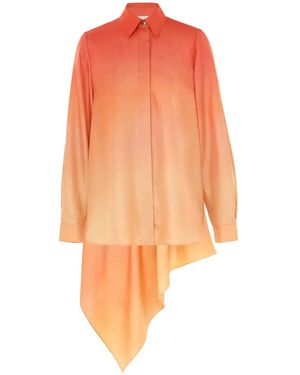 Zimmermann Chemise Tranquility À Design Asymétrique - Orange
