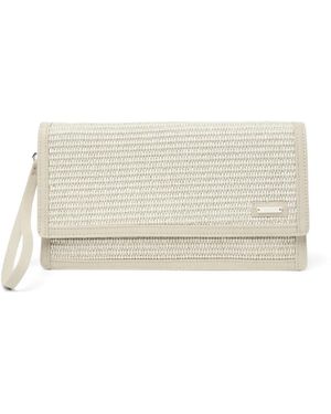 Peserico Bolso De Mano Tejido - Blanco
